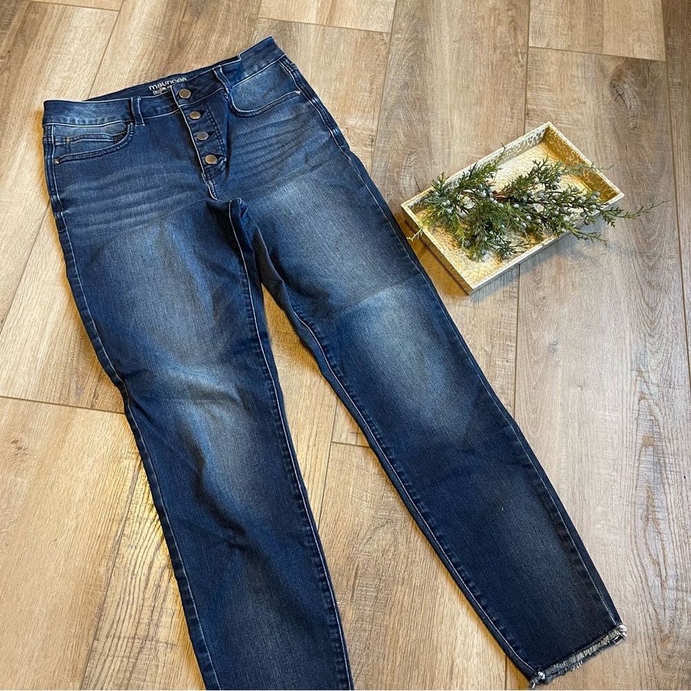Maurices Dark Blue High Rise Women Jeans